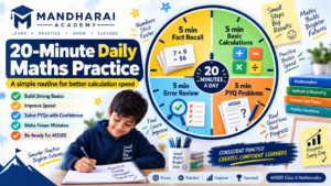 Twenty-minute daily calculation-speed routine for AISSEE students