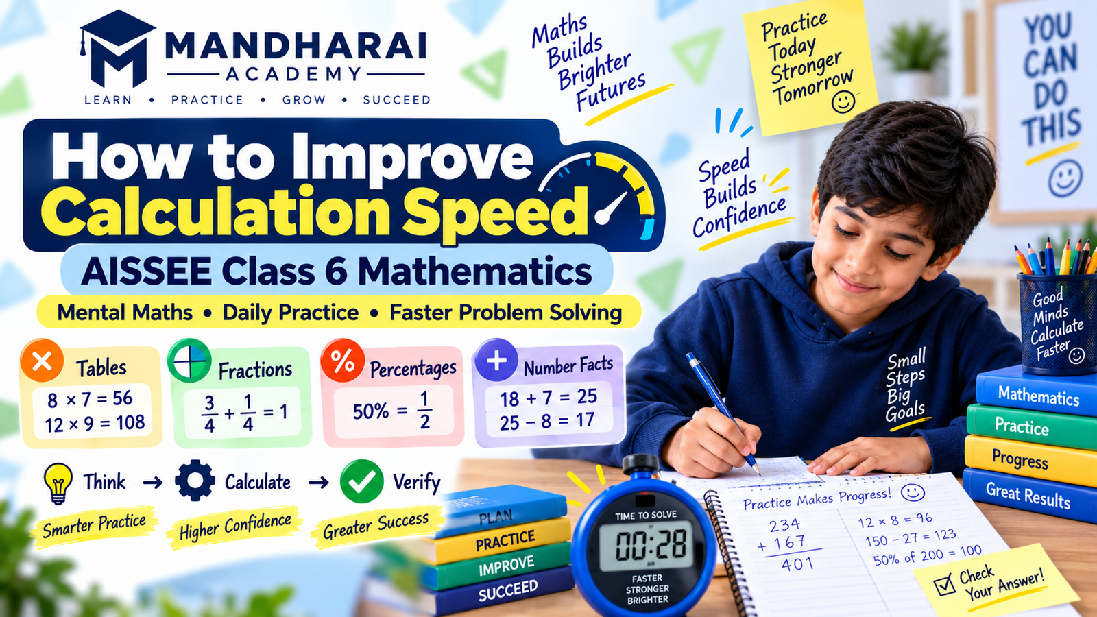 How to Improve Calculation Speed for AISSEE Class 6 Mathematics