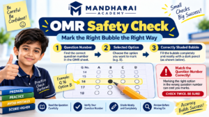 Correct OMR marking process for the AISSEE examination