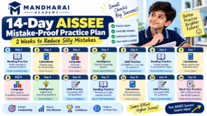 Fourteen-day plan to avoid silly mistakes in AISSEE